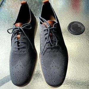 Cole Haan leather/perforated mesh gray shoes 10M